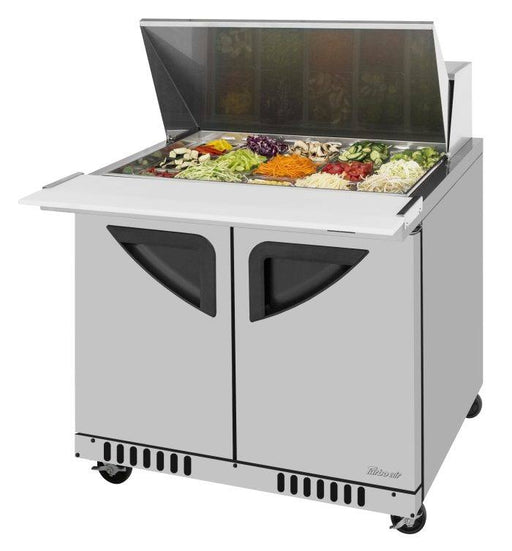 Turbo Air TST-36SD-15-FB-N 36-1/4" Super Deluxe Mega Top Sandwich/Salad Prep Table - Donut-Equipment.com