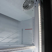 Turbo Air TGM-35R-N 41" Series Two Section Glass Door Merchandiser - (2) Sliding Doors, White, 115v - Donut-Equipment.com