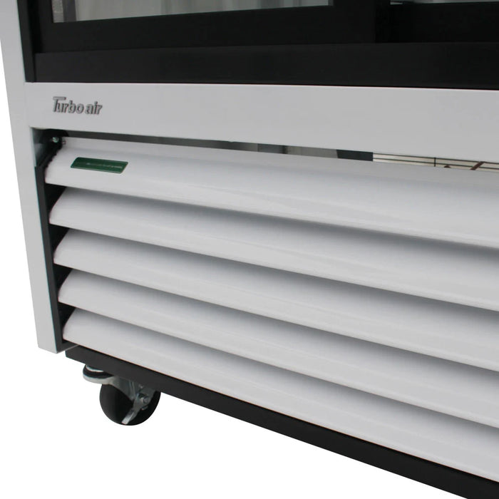 Turbo Air TGM-35R-N 41" Series Two Section Glass Door Merchandiser - (2) Sliding Doors, White, 115v - Donut-Equipment.com
