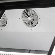 Turbo Air TGM-48RB-N 56" Series Two Section Glass Door Merchandiser - (2) Sliding Doors, Black, 115v - Donut-Equipment.com