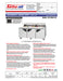 Turbo Air Super Deluxe TST-72SD-N-CL 72" 3 Door Refrigerated Sandwich Prep Table with Clear Lid - Donut-Equipment.com