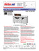 Turbo Air Super Deluxe TST-72SD-10S-N-LW 72" 3 Door Refrigerated Sandwich Prep Table with Left Work Station - Donut-Equipment.com