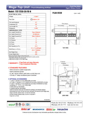 Turbo Air TST-72SD-30-FB-N 72 5/8" Super Deluxe Mega Top Sandwich/Salad Prep Table - Donut-Equipment.com