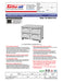 Turbo Air TUF-48SD-D4-FB-N 48 1/4" W Undercounter Freezer w/ 2 Sections, 4 Drawers & Front Breathing - Donut-Equipment.com