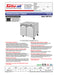 Turbo Air MUF-36-N 36 1/4" W Undercounter Freezer w/ 1 Section & 2 Solid Doors - Donut-Equipment.com