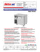 Turbo Air JUF-36S-N J Series 36" Narrow Depth Undercounter Freezer w/ 1 Section, Solid Door & Side Mounted Compressor - Donut-Equipment.com