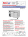 Turbo Air JUF-48S-N J Series 48" Narrow Depth Undercounter Freezer w/ 2 Sections, Solid Doors & Side Mounted Compressor - Donut-Equipment.com