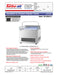 Turbo Air TOS-40NN-D-S 40 1/4" Stainless Steel Horizontal Open Display Merchandiser / Air Curtain Sandwich and Cheese Display Case – 1 Level with Top Shelf, 115v - Donut-Equipment.com