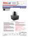 Turbo Air TIOM-48CCB-N 48" Square Island Open Air Cooler w/ (4) Display Shelves, Black Exterior, 220v - Donut-Equipment.com