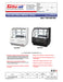 Turbo Air TCGB-48DR-B 48-1/2" Curved Glass Full-Service Dry Bakery Display Case, 3 Levels, Black Exterior, 115v - Donut-Equipment.com
