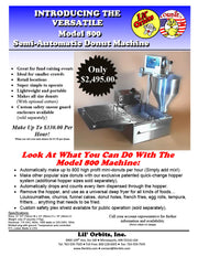 Lil' Orbits Semi-Automatic Model 800 - Donut-Equipment.com