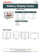 Jahabow 9200 Series 15"L x 20"D x 24"H Countertop Bakery Display Case – Aluminum, Tempered Glass, w/ 2 Shelves, Non-Refrigerated - Donut-Equipment.com