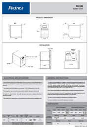 Prática Fit Express SM Single Mag Ventless High-Speed Commercial Rapid Cook Oven, Countertop Design - Donut-Equipment.com