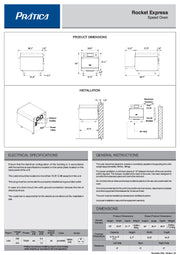 Prática Rocket Express Ventless High-Speed Commercial Rapid Cook Oven, Countertop Design - Donut-Equipment.com