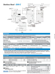 Giles GVH-C Countertop Ventless Recirculating Type 1 Hood System with 1PH Power Receptacle, 208-240V/60Hz/1PH - Donut-Equipment.com