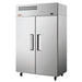 Turbo Air ER47-2-N6-V E-Line 52" Solid 2 Door Reach-In Refrigerator - Donut-Equipment.com