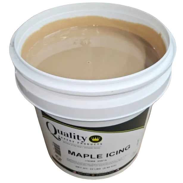 Quality Maple Icing 21.5 Pounds Ready To Use - Donut-Equipment.com