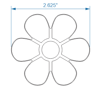 Flower 3 row cutter - Donut-Equipment.com