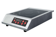 Omcan 1.8 kW Stainless Steel Commercial Countertop Induction Cooker – High-Efficiency Electric Induction Cooktop for Restaurants, Catering & Foodservice Kitchens - Donut-Equipment.com