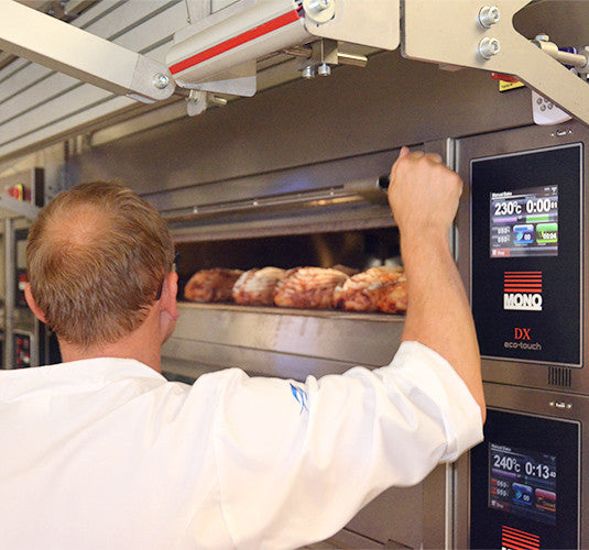 Belshaw, (00799558-480), DX Deck Oven with Steam, (3) deck, (2) tray, 480v/60/3-ph - Donut-Equipment.com