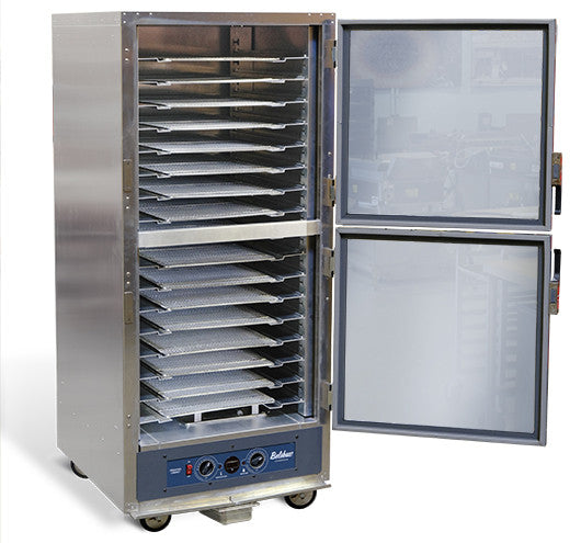 Belshaw (CP-2/ CP-1002) 208-240 Volts, 50-60 hz, 1-phase 17-shelf cabinet proofer with (2)'Dutch' Doors with Autowater installed - Donut-Equipment.com