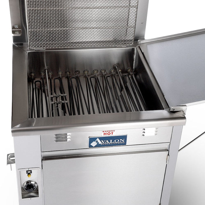 Avalon (ADF34-E) Donut Fryer 34" X 24" Electric (1 phase) Right Side Drain Board with Submerge Screen - Donut-Equipment.com