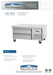 Arctic Air ARCB48 50" Two Drawer Refrigerated Chef Base - Donut-Equipment.com