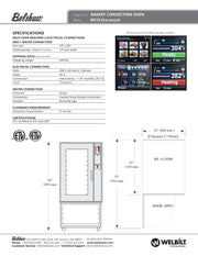 Belshaw BX10 ECO-TOUCH CONVECTION OVENS 34 Inch Electric Convection Oven with Touch Screen Control - Donut-Equipment.com