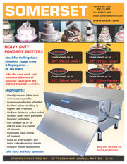CDR-600F Fondant Sheeter - Donut-Equipment.com
