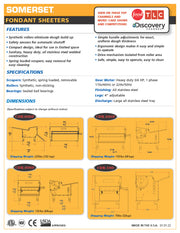 CDR-600F Fondant Sheeter - Donut-Equipment.com