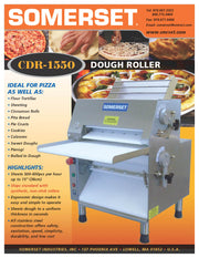 CDR-1550 Dough Roller / Double Pass- Front Operated - Donut-Equipment.com