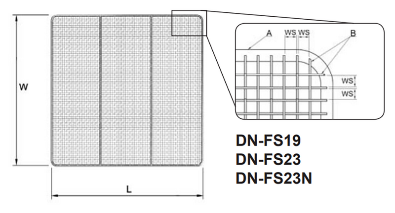 GSW USA DN-FS23 Stainless Steel Donut Frying Screen 23"W x 23"L - Donut-Equipment.com