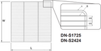 GSW USA DN-S2424 Stainless Steel Donut Cooling Screen 24"W x 24"L - Donut-Equipment.com