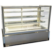 Federal Industries (ITD6034-B18)-Non-Refrigerated- 60" x 52"(H) Full Service Case w/Straight Glass 120V - Donut-Equipment.com