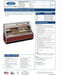 Montana Walnut External Color SN-48 Non-Refrigerated Dry Case 48" x 37.75" x 48" - Donut-Equipment.com