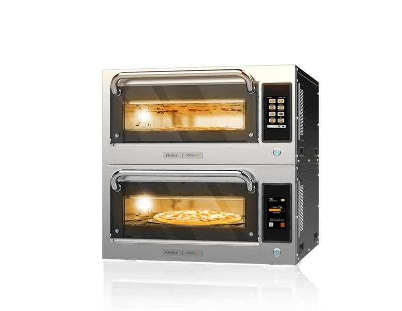 Prática FORZA STI Double-Stacked Ventless High-Speed Commercial Rapid Cook Oven, Countertop Design - Donut-Equipment.com
