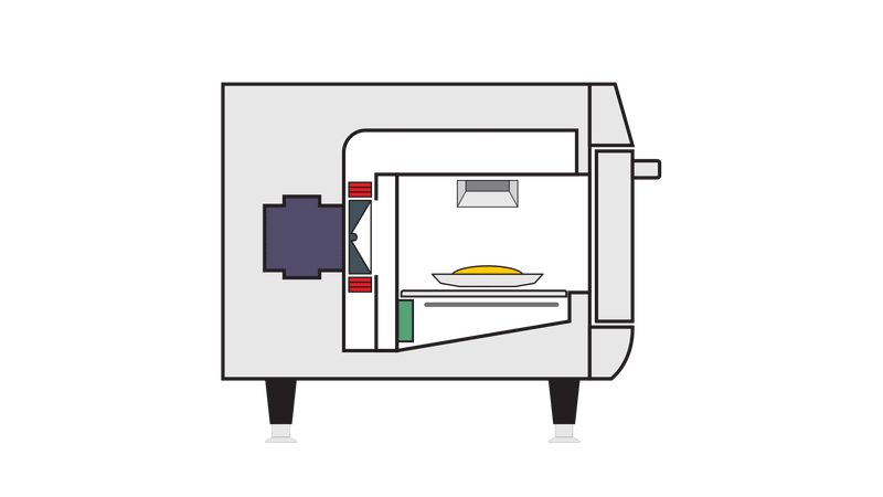 Prática Rocket Express Ventless High-Speed Commercial Rapid Cook Oven, Countertop Design - Donut-Equipment.com