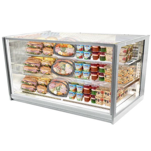 Federal Industries (ITR6034)-Refrigerated Drop In- 60" x 34"(H) Counter Case w/Straight Glass 120V - Donut-Equipment.com