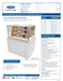 Federal Industries (ITD6034)-Non-Refrigerated- 60" x 34"(H) Counter Case w/Straight Glass 120V - Donut-Equipment.com