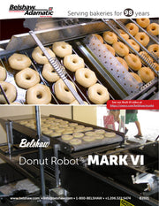 Belshaw Donut Robot® Mark VI (4-1/2" Flight Bar) with Dual Plain Depositor 1-13/16" for Cake Donut Production - Donut-Equipment.com