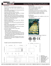 Belshaw Donut Robot® Mark VI (4-1/2" Flight Bar) with Dual Plain Depositor 1-13/16" for Cake Donut Production - Donut-Equipment.com