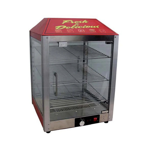Two Door Warmer and Merchandiser for Cooked Foods Display for Service Counter - Donut-Equipment.com