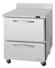 Turbo Air PWF-28-D2-N 27 1/2" Worktop Freezer w/ 1 Section, 2 Drawers - Donut-Equipment.com