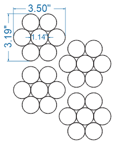 Donut Hole "Pull Apart" 3-1/2 inch Cutter (aluminum with handles)