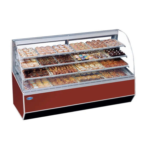 Black Exterior Color SN-48 Non-Refrigerated Dry Case 48" x 37.75" x 48" - Donut-Equipment.com