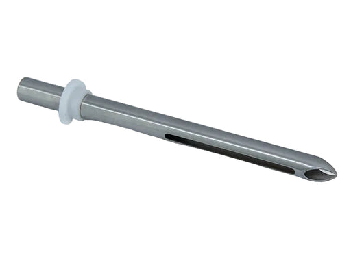(2) Edhard Donut Filler Spouts- Eclair Slitted with Plain Tip (F-3012)- Only for Double Outlet - Donut-Equipment.com