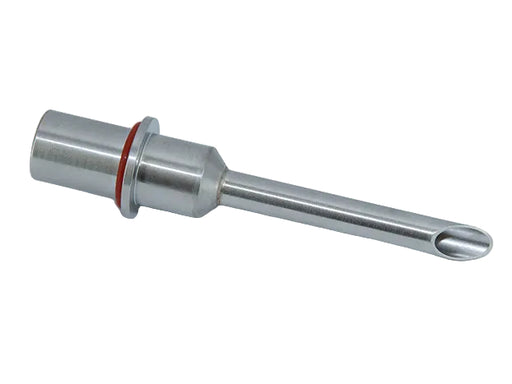 (1) Single Outlet Injection Spout- F-3097-Blueberry 7/16" x 3-1/4"L w/ 30° Slanted Tip - Donut-Equipment.com