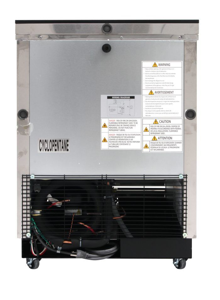 Turbo Air TBC-24SD-GF-N6 25" Stainless Steel Glass Froster - Donut-Equipment.com
