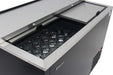 Turbo Air TBC-50SB-GF-N 50" 2-Section Glass Chiller – 140 Mug Capacity, Black, 115v - Donut-Equipment.com