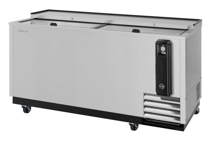 Turbo Air TBC-65SD-N6 65" Forced Air Bottle Cooler - Holds (528) 12 oz Bottles, Stainless Interior, 115v - Donut-Equipment.com
